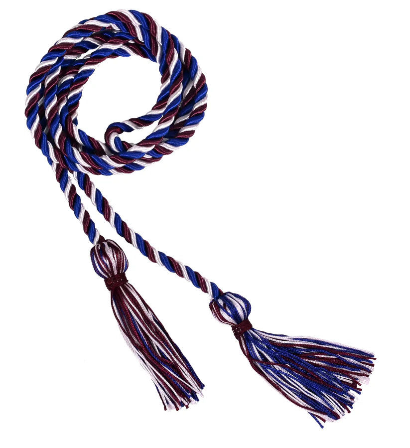 Cordón de Honor Granate, Blanco y Azul Francia de primaria
