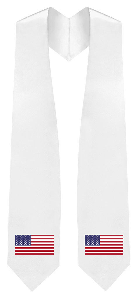 Estola con bandera bordada de USA