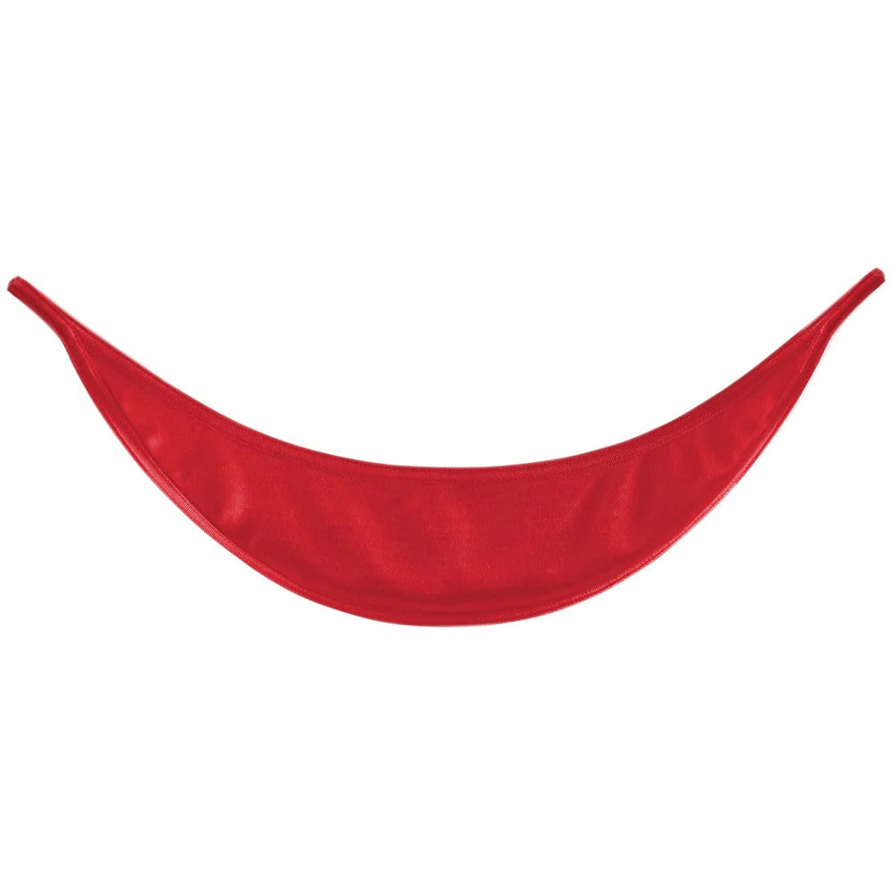 Cuello de toga rojo brillante