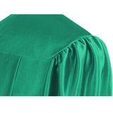 Birrete, toga y borla verde esmeralda brillante de licenciatura - Graduacion