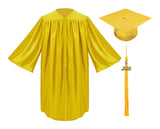 Birrete, toga y borla dorado de preescolar - Graduacion