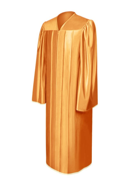 Toga naranja brillante de universidad - Graduacion