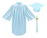 Birrete, toga y borla celeste de preescolar - Graduacion