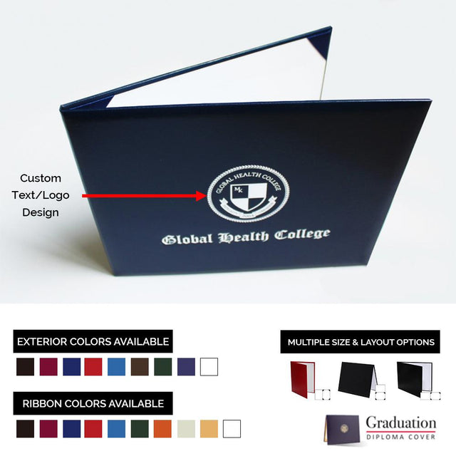 Custom Graduation Diploma Cover - Smooth Leatherette