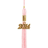 Birrete y borla rosado brillante de secundaria - Graduacion