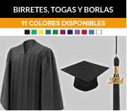 Birretes, Togas y Borlas de Primaria