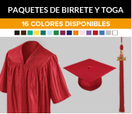 Paquetes de Birrete y Toga de Preescolar