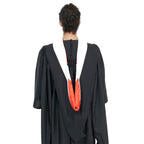 Muceta de Licenciatura/Maestría de lujo - Terciopelo blanco, rojo y blanco