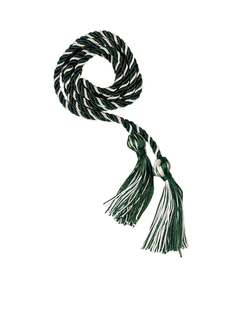 Cordón de Honor Verde Cazador y Blanco