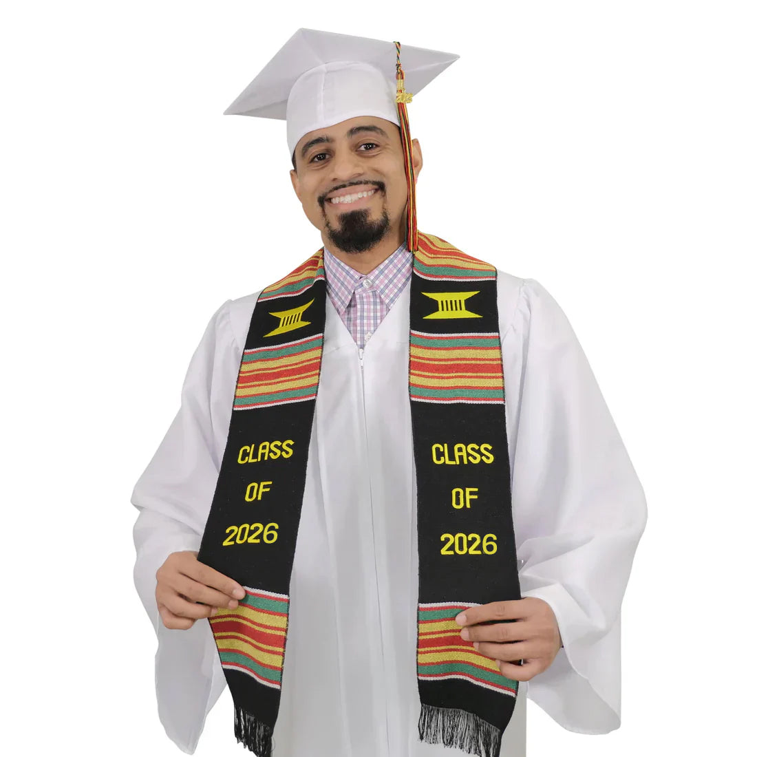 Estola Kente de Graduación Clase de 2025/2026