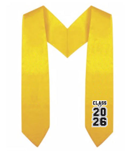 Estola de Preescolar Clase de 2025/2026 - 4 Colores