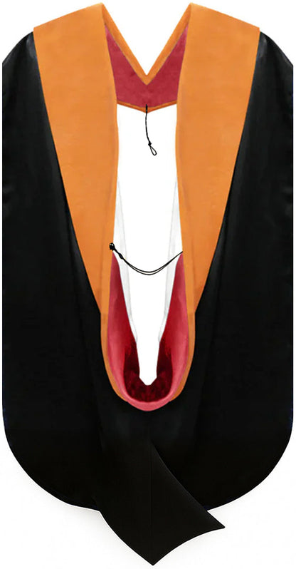 Muceta de Doctorado en Enfermería - Rojo y Blanco