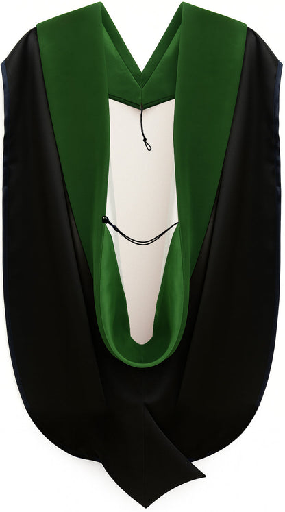 Muceta de Doctorado en Medicina - Verde Kelly y Blanco