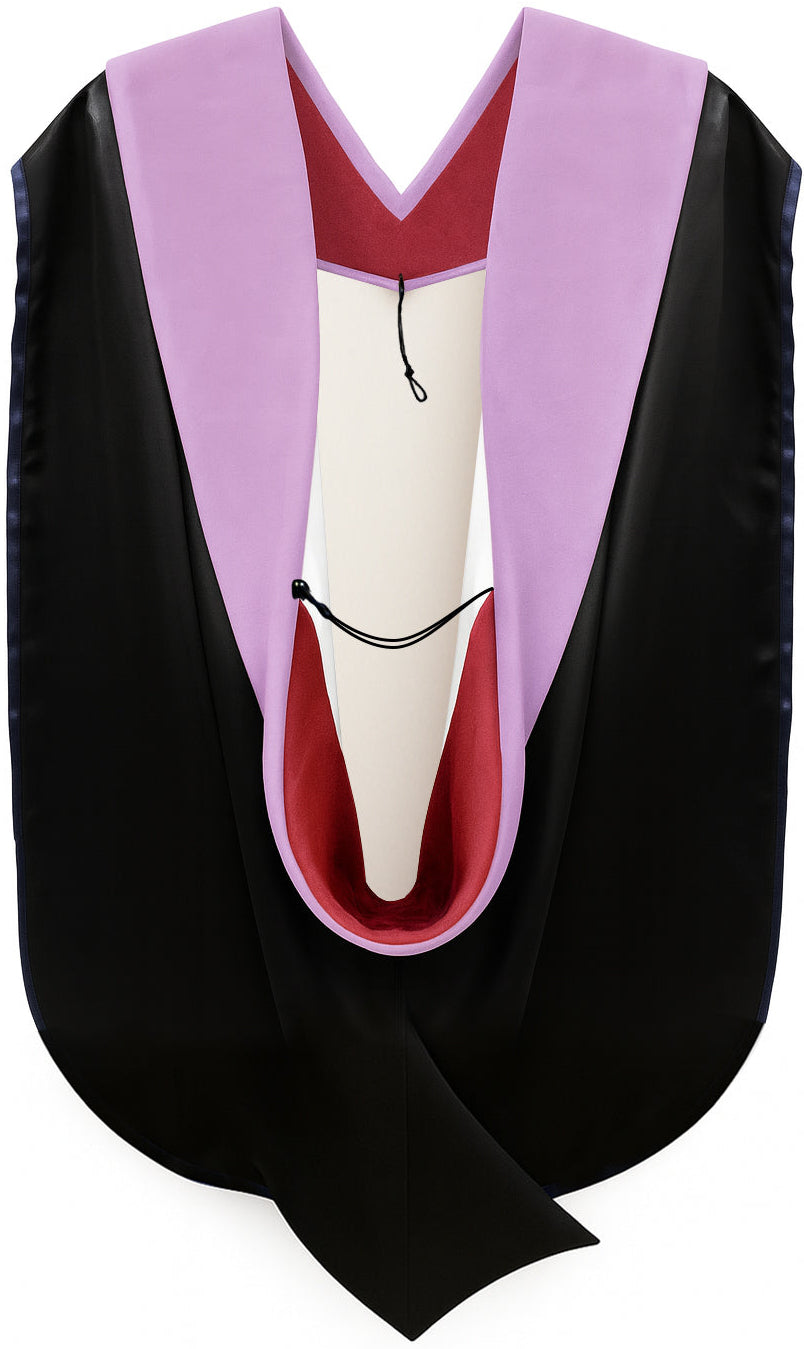 Muceta de Doctorado en Odontología - Rojo y Blanco