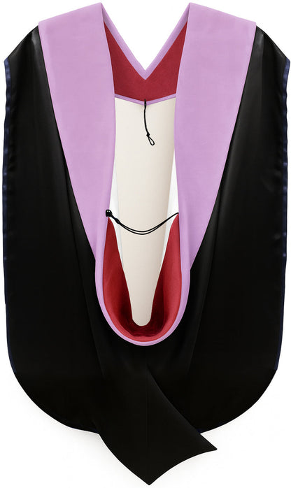 Muceta de Doctorado en Odontología - Rojo y Blanco