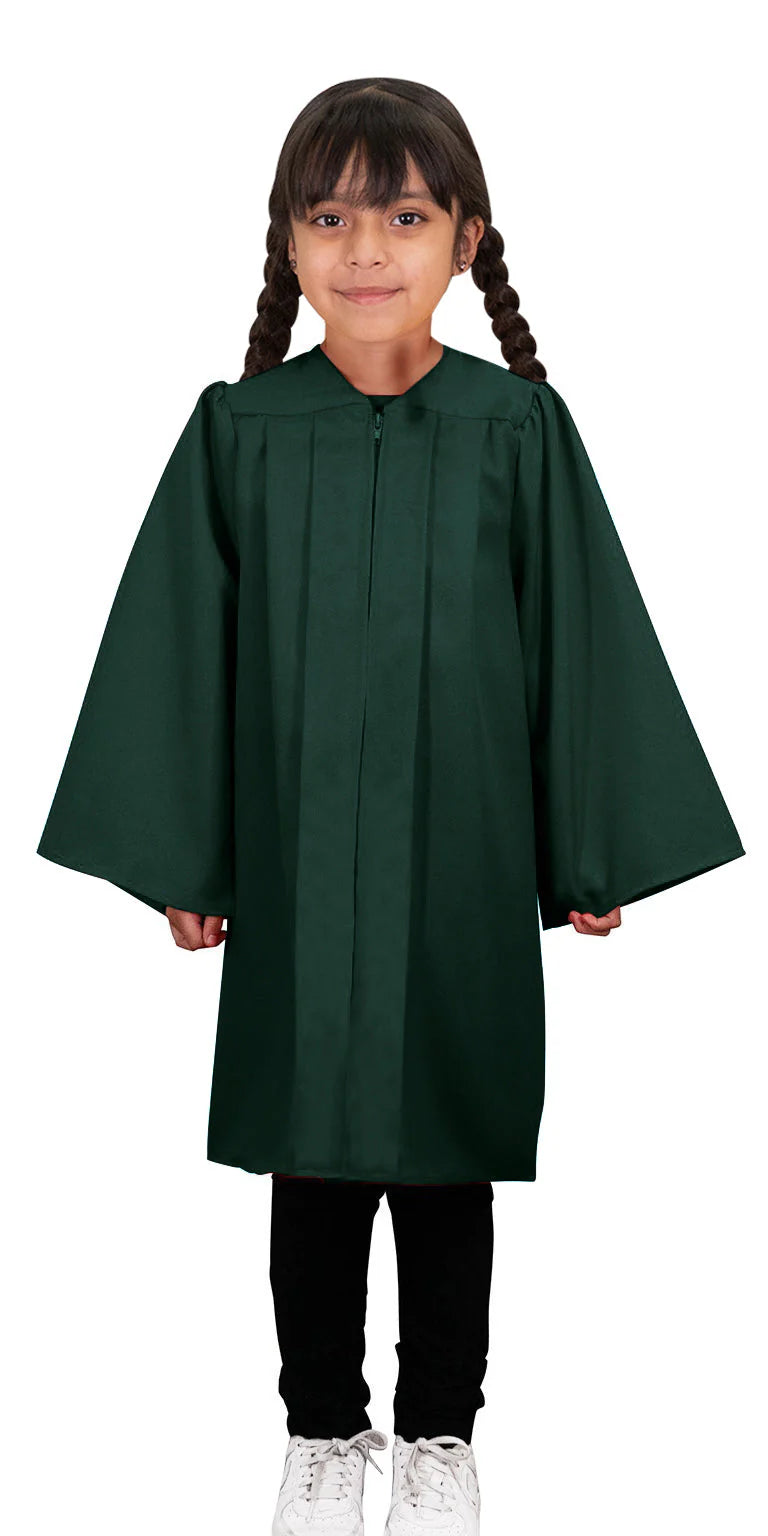 Toga verde cazador mate de preescolar