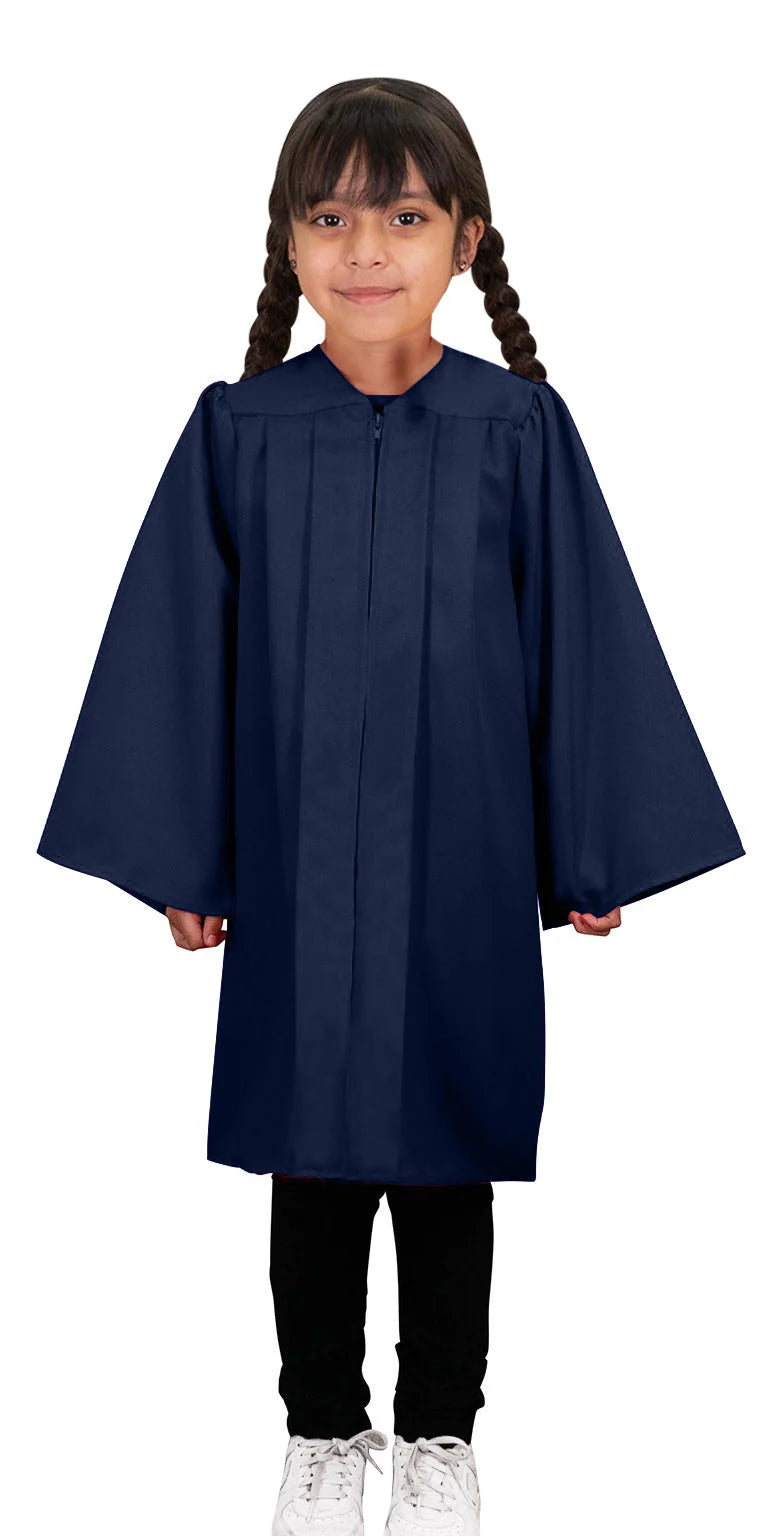 Toga azul marino mate de preescolar