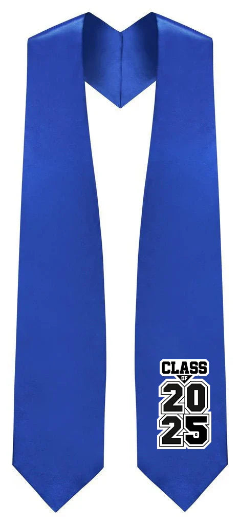 Estola de Graduación Azul Francia "Clase de 2025/2026"