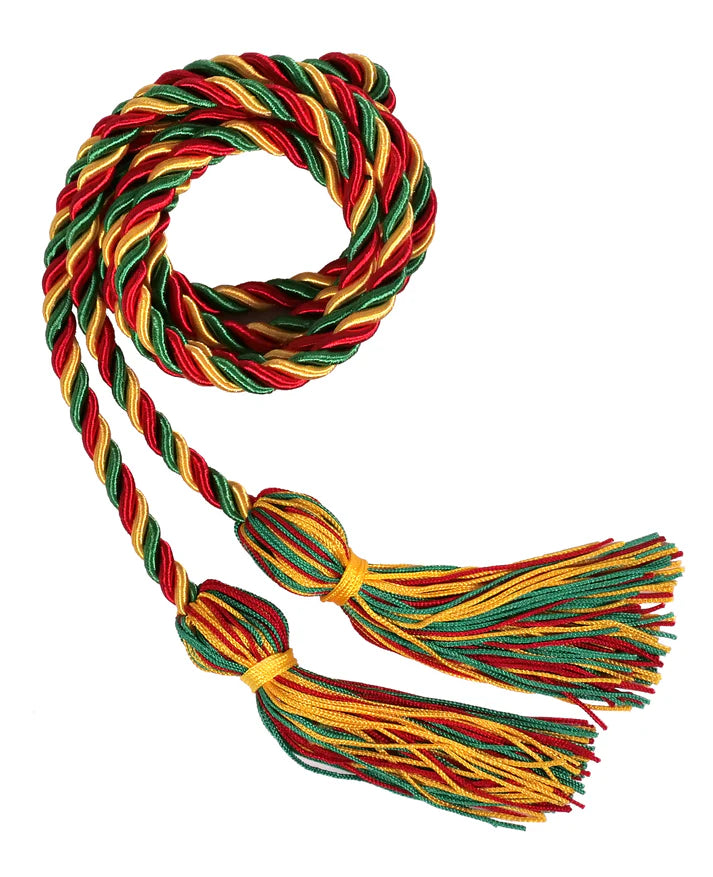 Cordón de Honor Rojo, Dorado, Verde Kelly de primaria
