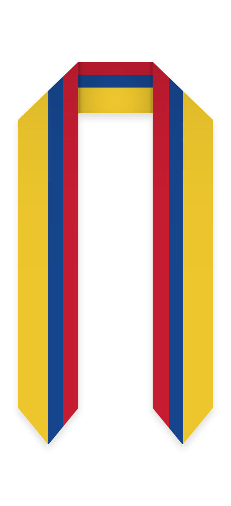 Estola de Graduación con Bandera de Colombia