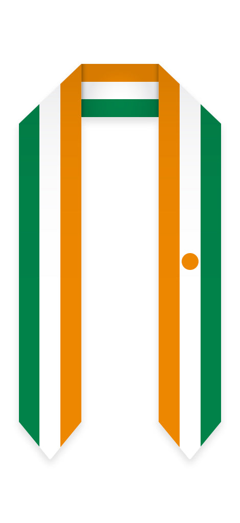 Estola de graduación con bandera de Níger