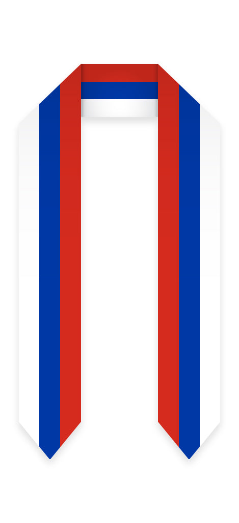 Estola de Graduación con Bandera de Rusia