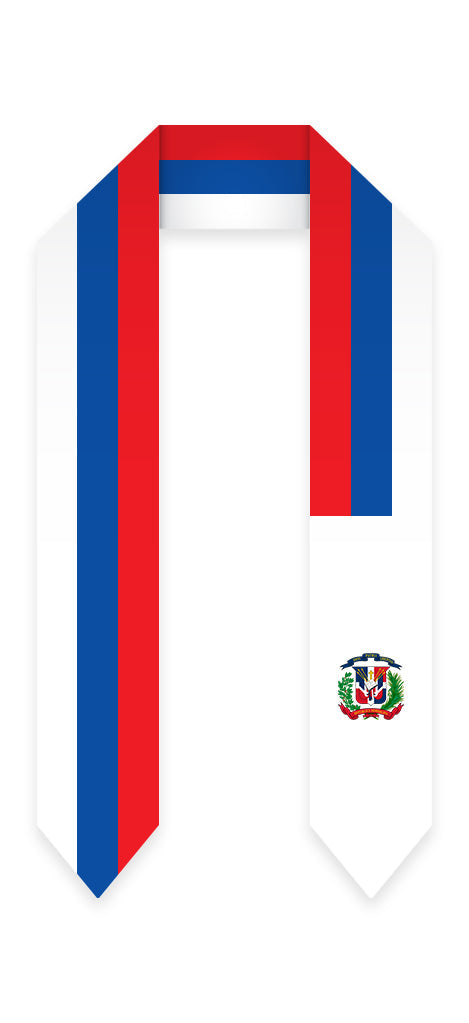 Estola de graduación con bandera de Slovakia