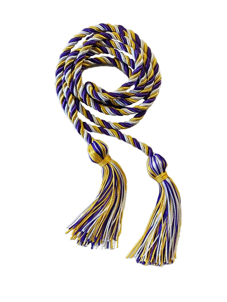 Cordón de honor Dorado, Morado y Blanco