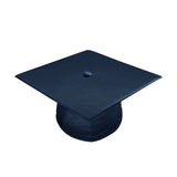 Birrete, toga y borla azul marino brillante de secundaria - Graduacion