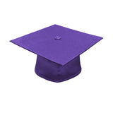 Birrete, toga y borla violeta mate de secundaria - Graduacion