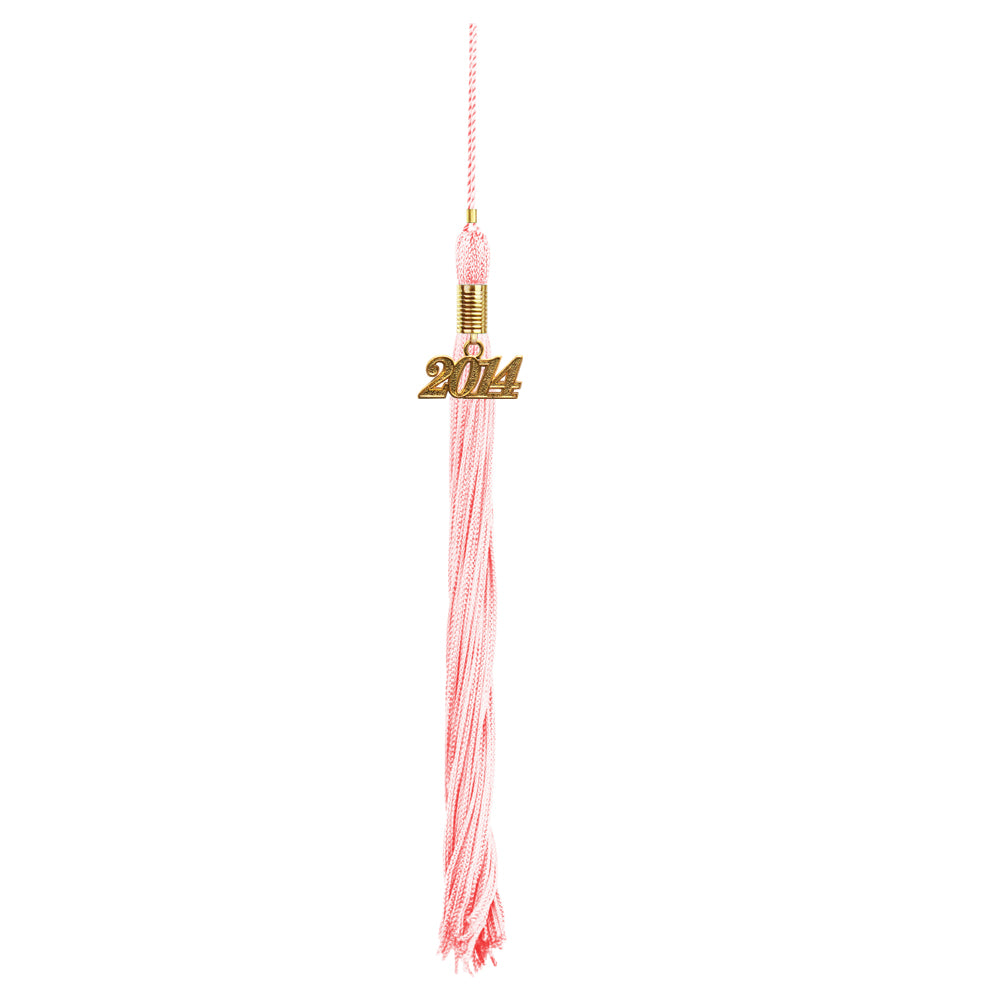 Birrete y borla rosado brillante de secundaria - Graduacion