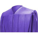 Toga violeta brillante de primaria - Graduacion