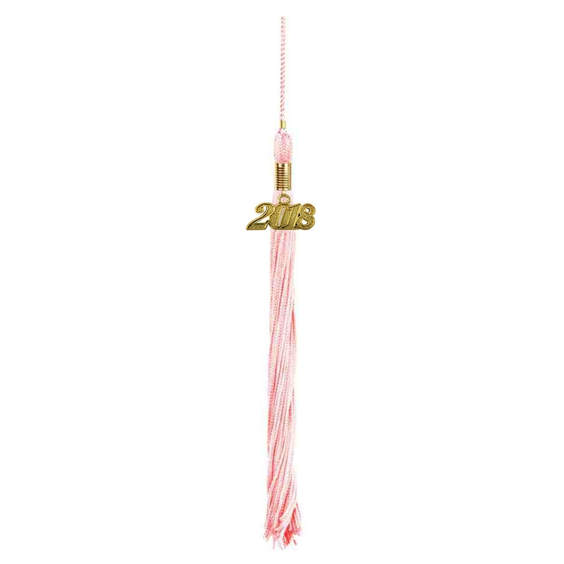 Birrete y borla rosado brillante de primaria - Graduacion