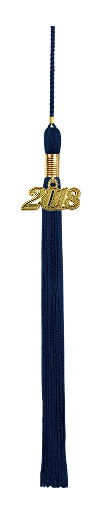 Borla azul marino de secundaria - Graduacion