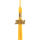 Birrete y borla dorado brillante de secundaria - Graduacion