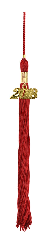 Borla roja de secundaria - Graduacion