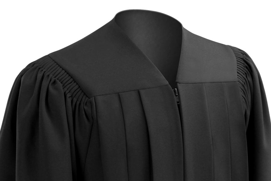 Birrete, toga y borla negro de licenciatura de lujo - Graduacion