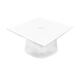 Birrete, toga y borla blanco mate de secundaria - Graduacion