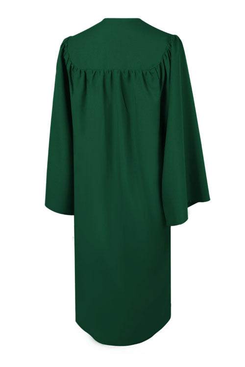 Toga verde cazador mate de universidad - Graduacion