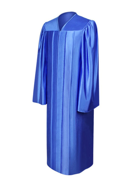 Toga azul francia brillante de graduación de universidad - Graduacion