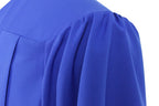 Toga azul francia mate de graduación de universidad - Graduacion