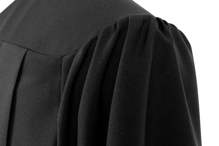Birrete, toga y borla negro mate de primaria - Graduacion