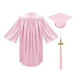 Birrete, toga y borla rosado de preescolar - Graduacion