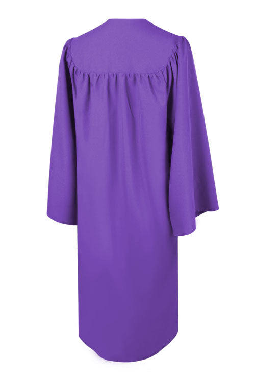 Toga violeta mate de secundaria - Graduacion