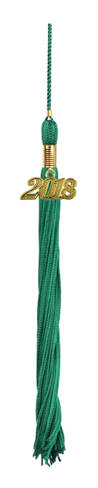Borla verde esmeralda de secundaria - Graduacion