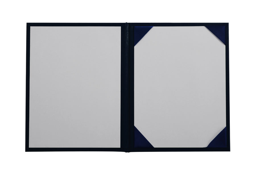 Porta diploma azul marino de secundaria - Graduacion