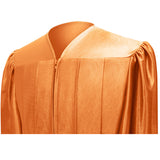 Birrete, toga y borla naranja brillante de primaria - Graduacion