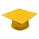 Birrete, toga y borla dorado mate de secundaria - Graduacion