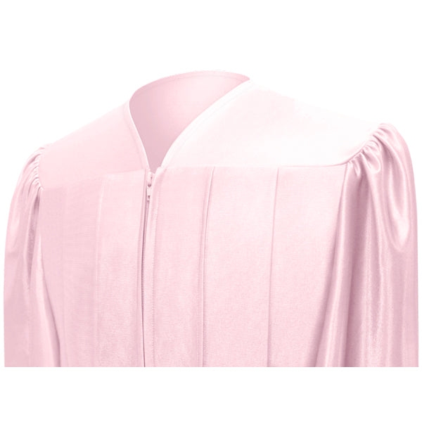 Birrete, toga y borla rosado brillante de primaria - Graduacion
