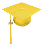 Birrete, toga y borla dorado brillante de licenciatura - Graduacion